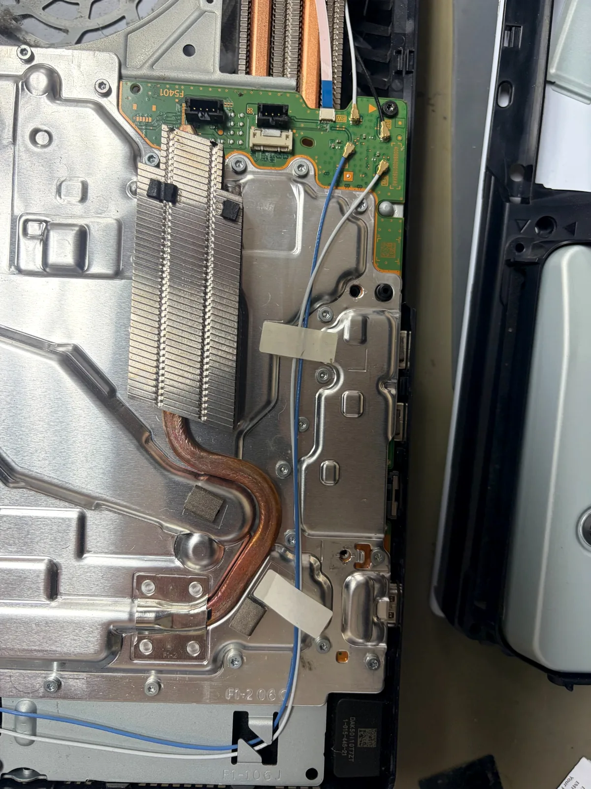 PlayStation 5 opened for internal repair and service